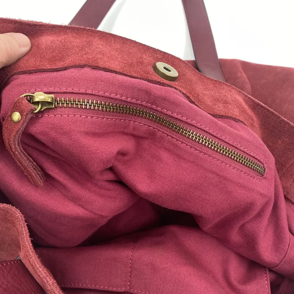 MILA / M.I.L.A. / Made In Los Angeles Luxe Tote Bag Suede - Picture 6 of 13